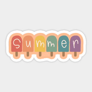 Popsicle Summer Sticker